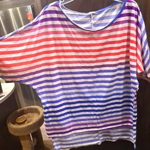 Retro-bright Stripped T-shirt